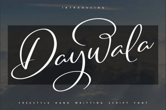 Daywala Handwritting Script Font