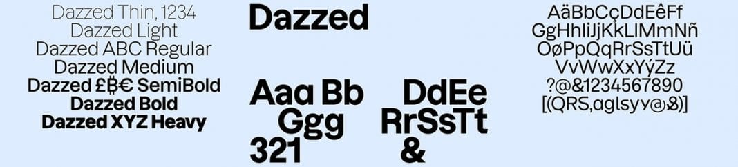 Dazzed Font Family