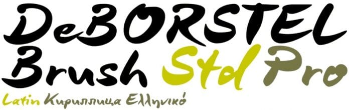DeBorstel Brush Pro Font