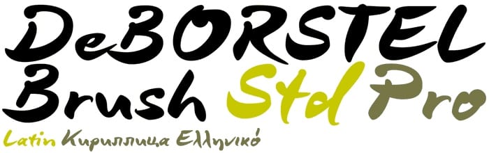 DeBorstel Brush Pro Font