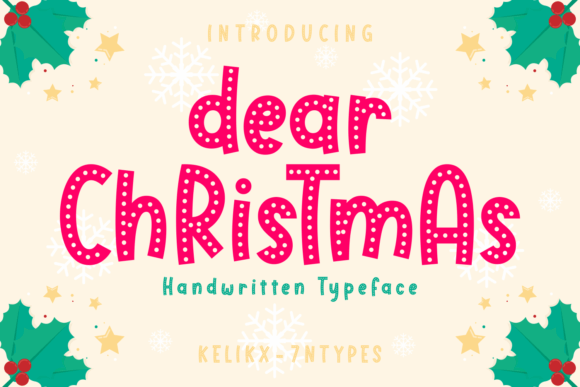 Dear Christmas Font