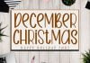 December Christmas Font