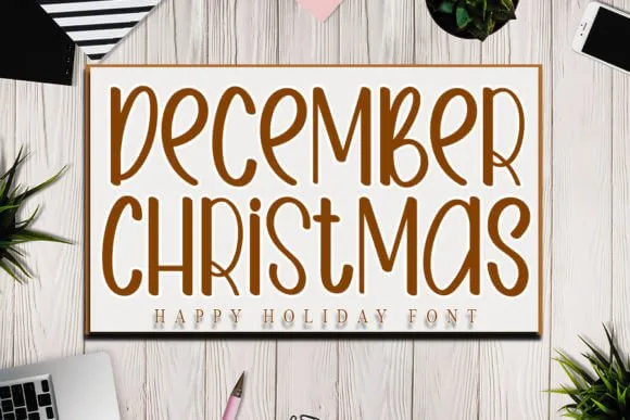 December Christmas Font