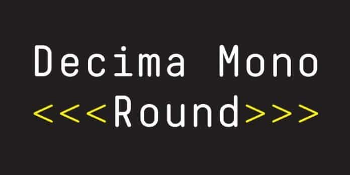Decima Mono Round Font