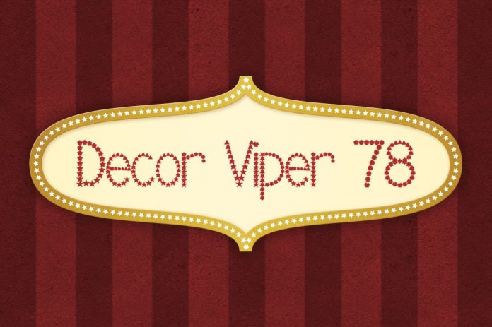 Decor Viper 78 Font