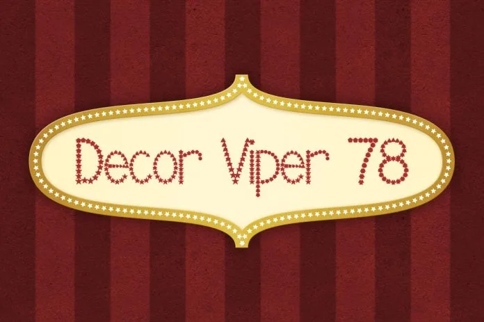 Decor Viper 78 Font