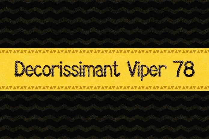 Decorissimant Viper 78 Font