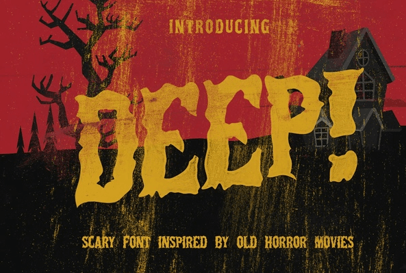 Deep Horror Font