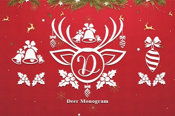 Deer Monogram Font
