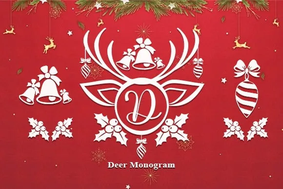 Deer Monogram Font