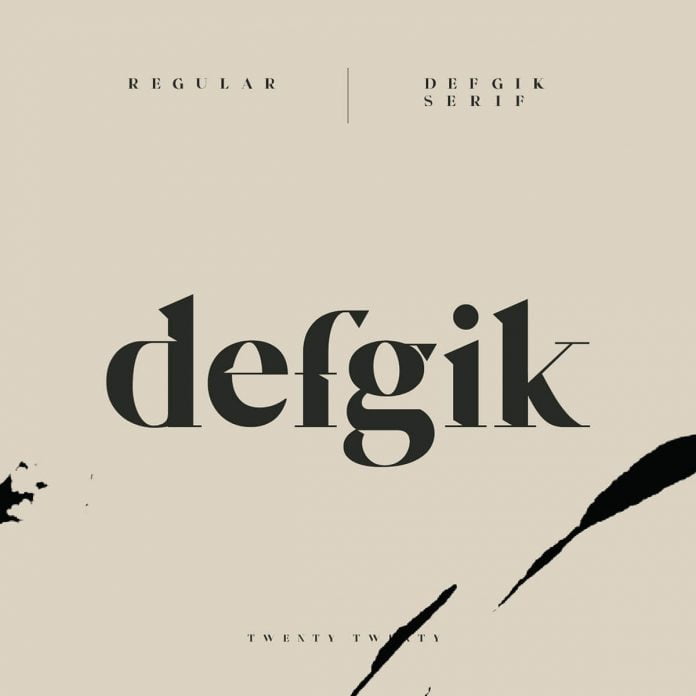 Defgik Serif font