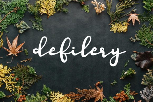 Defilery Font