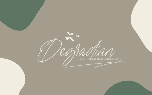 Degradian - Handwritten Fonts