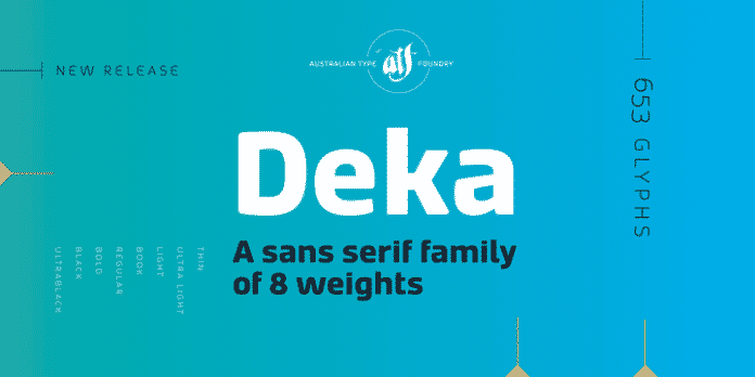 Deka - Complete family 8 Styles Font
