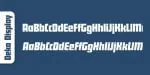 Deko Display Serial Font