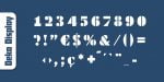 Deko Display Serial Font