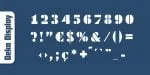 Deko Display Serial Font
