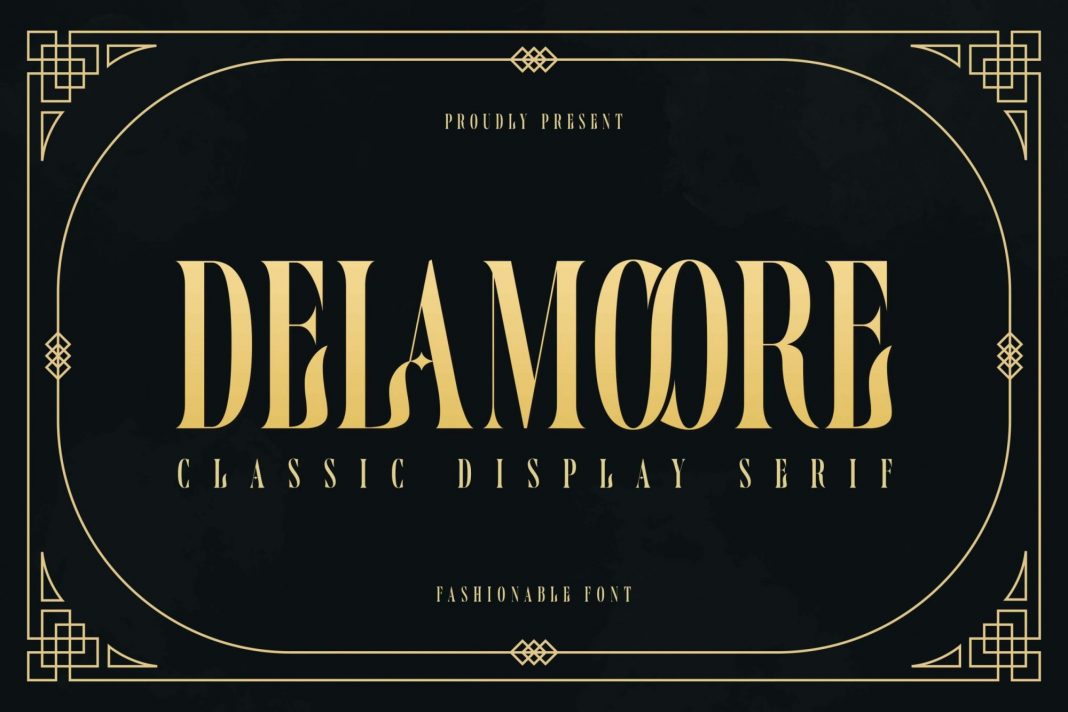Delamoore Display Font