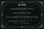 Delamoore Display Font
