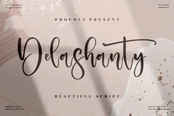 Delashanty Script Font