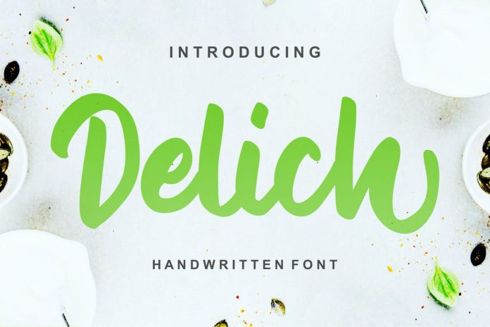 Delich Handwritten Script Font