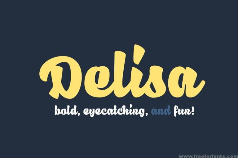 Delisa Font Free Download