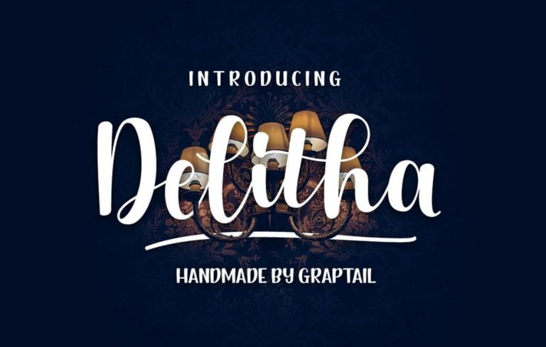 Delitha Script Font Free Download