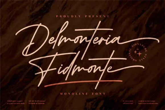Delmonteria Fidmonte Font Delmonteria Fidmonte Font