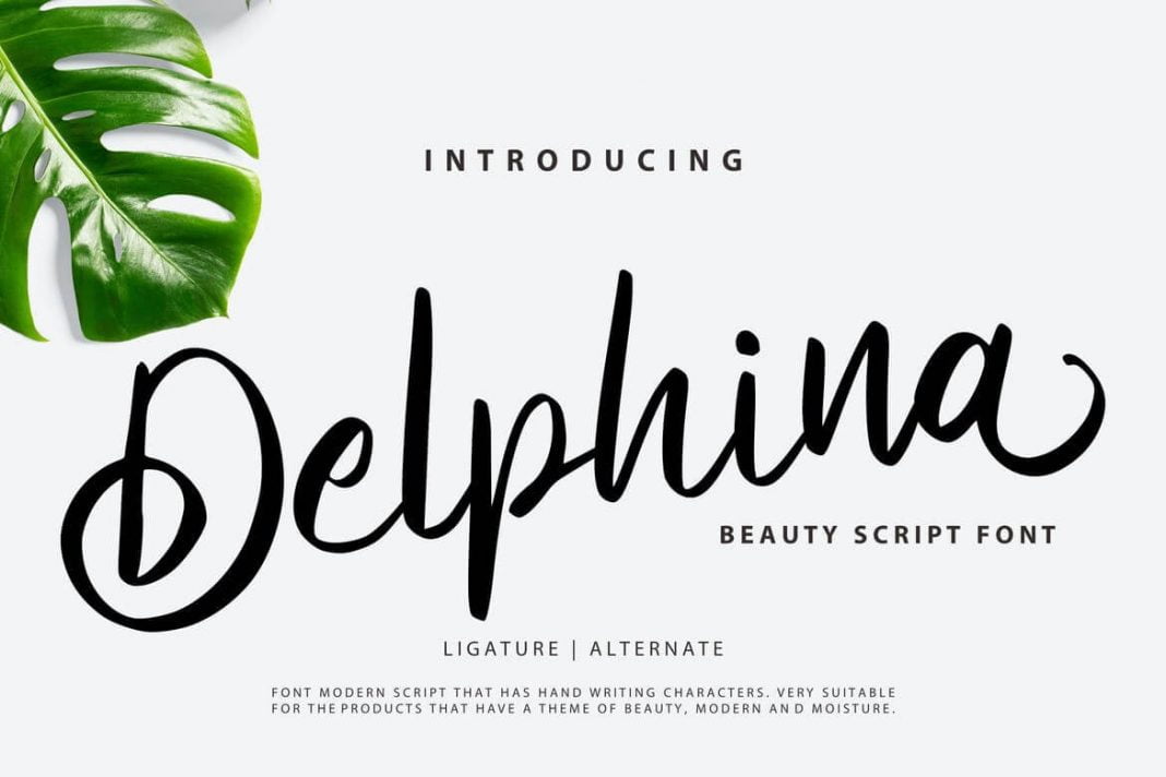 Delphina Beauty Script Font