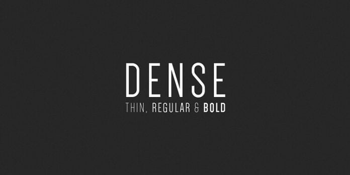 Dense Sans Serif Font Family