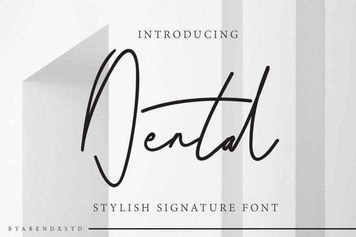 Dental Signature Font