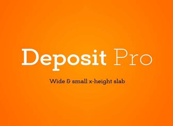 Deposit Pro Font