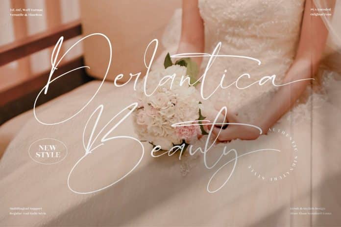 Derlantica – Beauty Stylish Signature Font