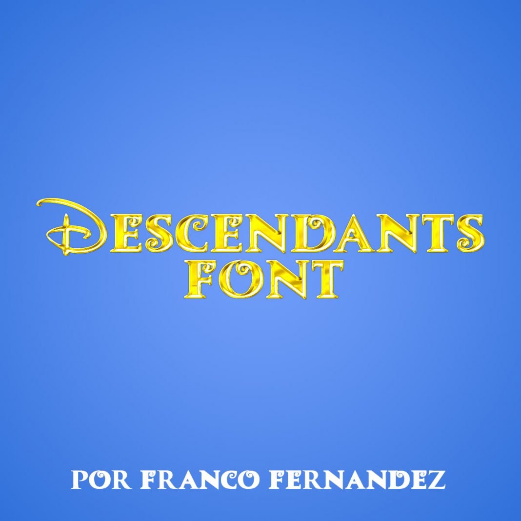 Descendants font