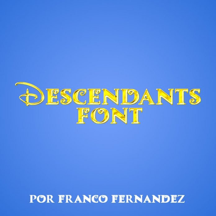 Descendants font