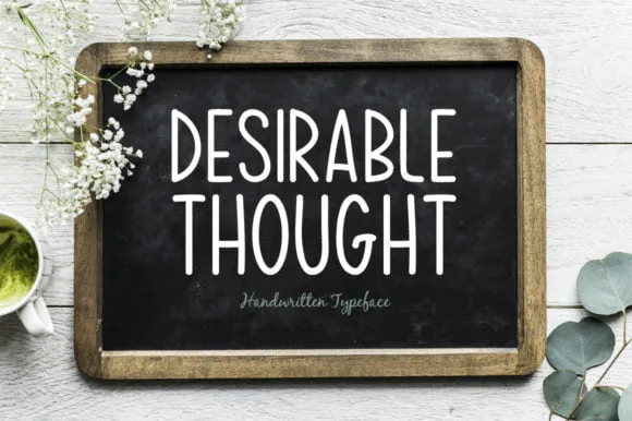 Desirable Thought Typeface