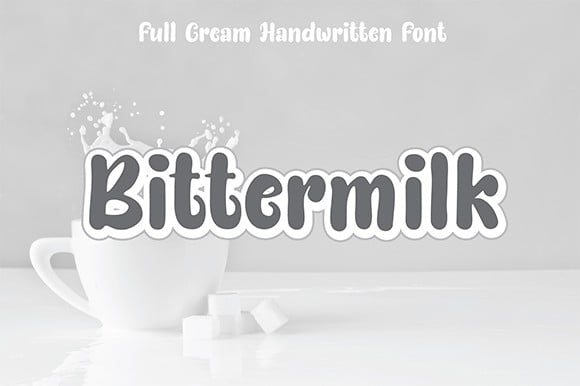 Bittermilk Font