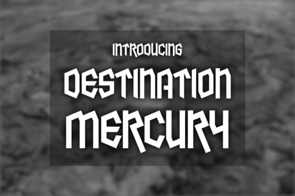 Destination Mercury Font