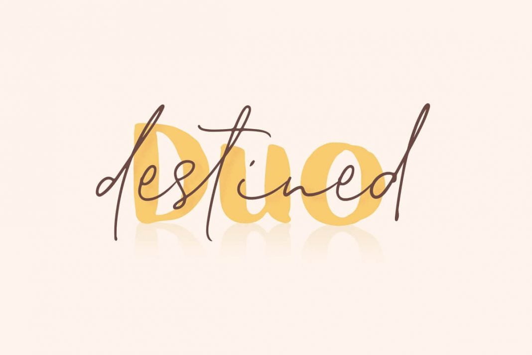 Destined Duo - Brush Sans & Signature Script