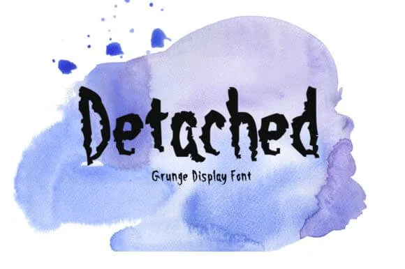 Detached Font