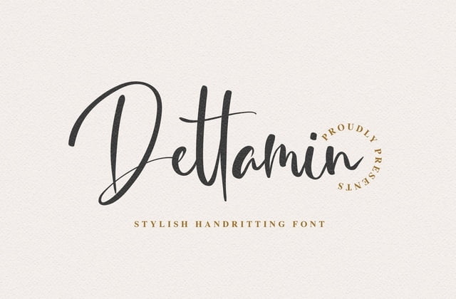 Dettamin Font