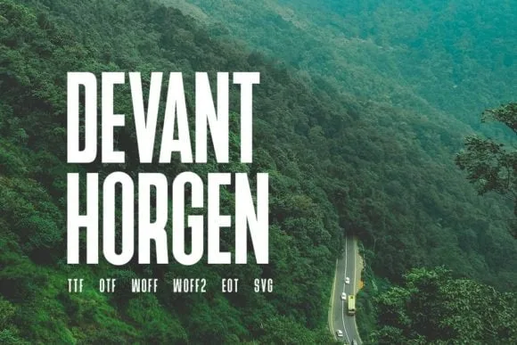 Devant Horgen Font