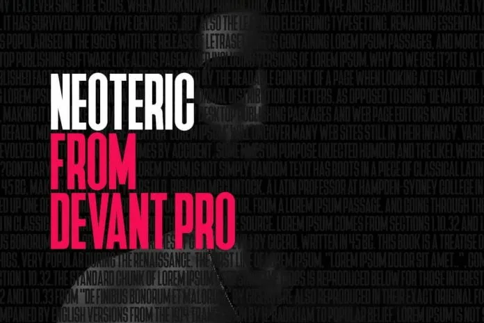 Devant Neoteric Pro Modern Font