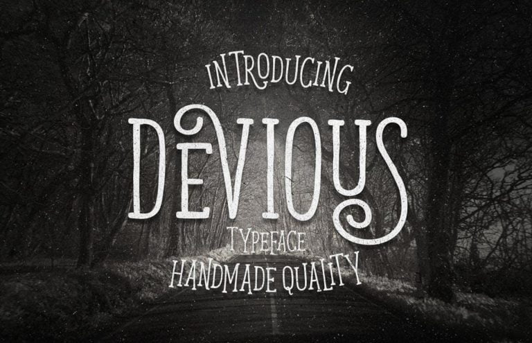 Devious Typeface Font Free Download