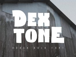 Dextone Typeface