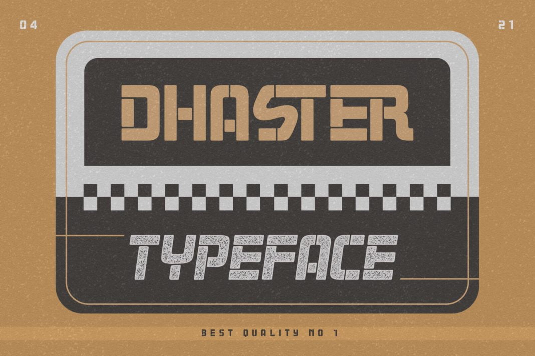 Dhaster Typeface