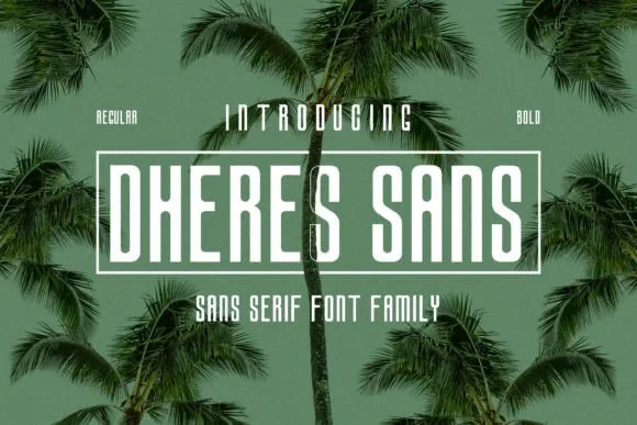 Dheres Sans Font