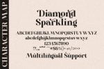 Diamond Sparkling Font