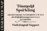 Diamond Sparkling Font