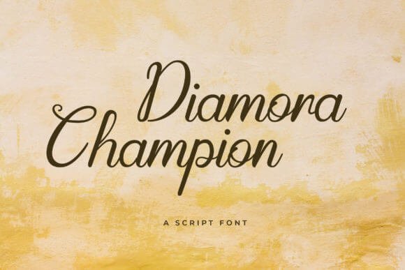 Diamora Champion Font
